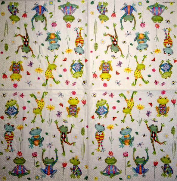 120 Frösche - 3-ply - Max Velthuijs